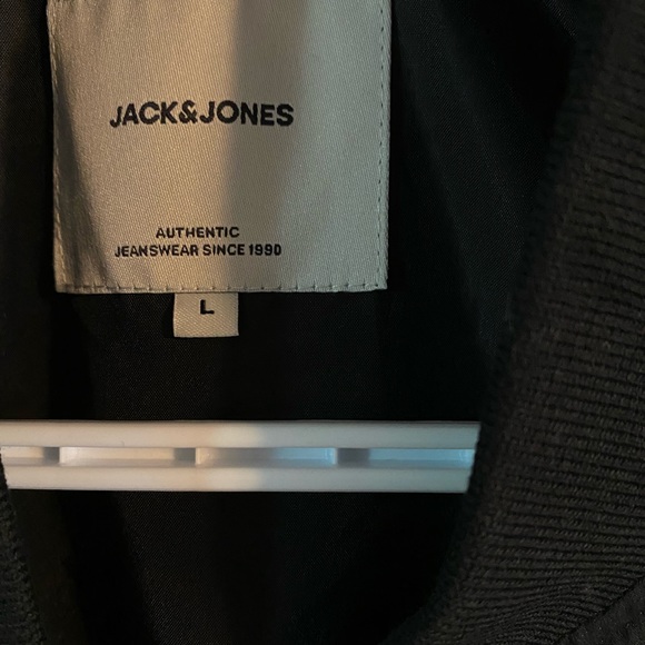 Jack and Jones Black Bomber jacket - Picture 6 of 6